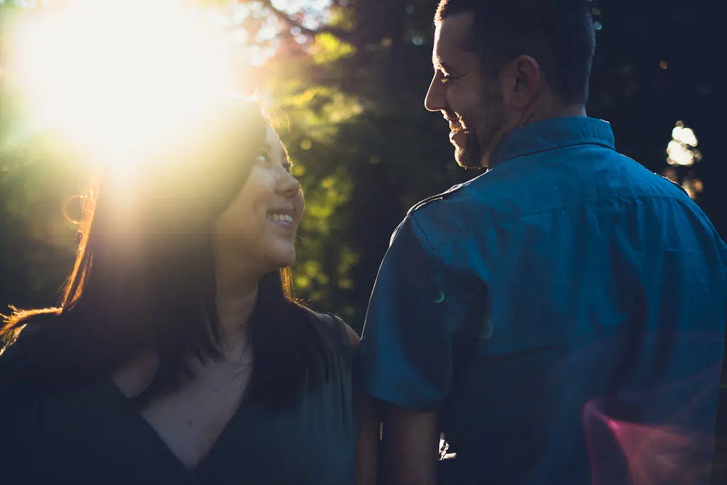 Olney Maryland Cherry Blossom Engagement Session