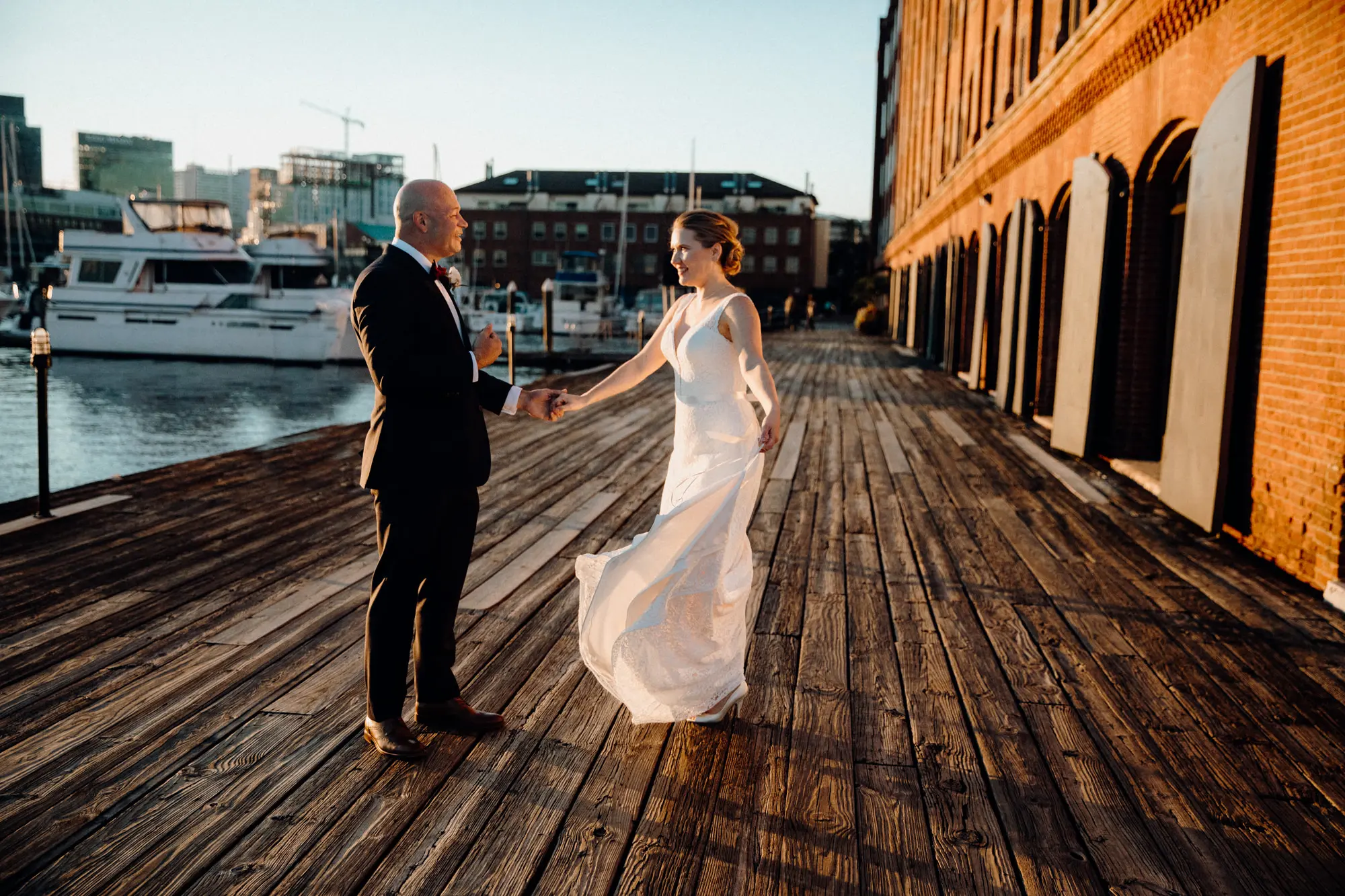 Henderson&#039;s warf baltimore wedding