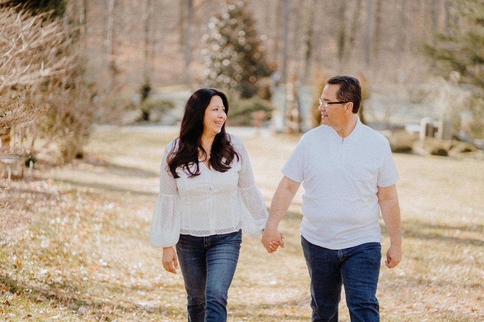 Dina and Jay in Brookside Gardens MD