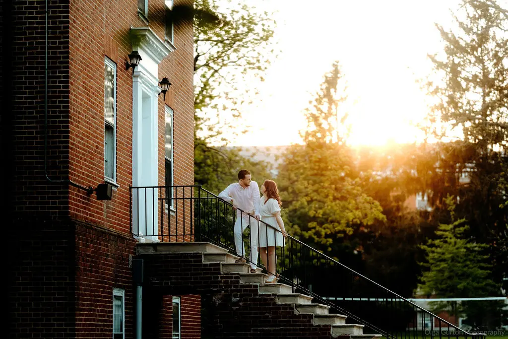 Hood College Engagement. Kristen + Nick