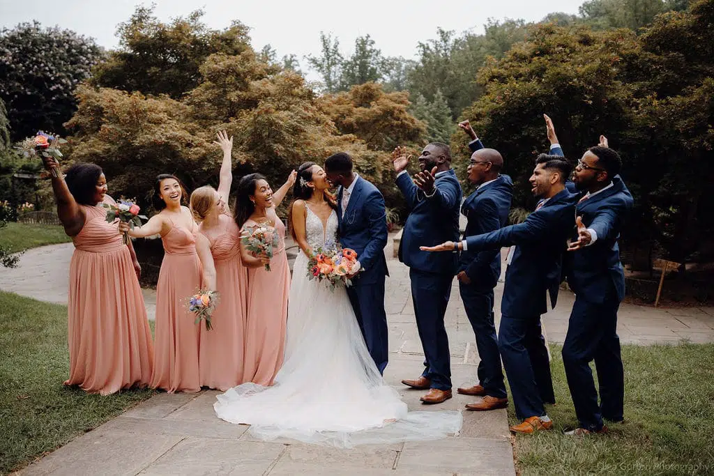Brookside Gardens Maryland Wedding. Shanna + Denzel.