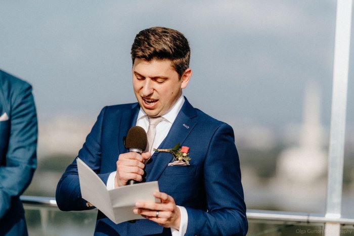 top of the town wedding