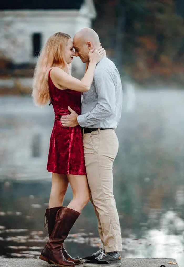 Lake Roland Baltimore Fall Engagement Session59